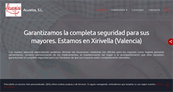 Desktop Screenshot of cuidadodeenfermosacuarios.com